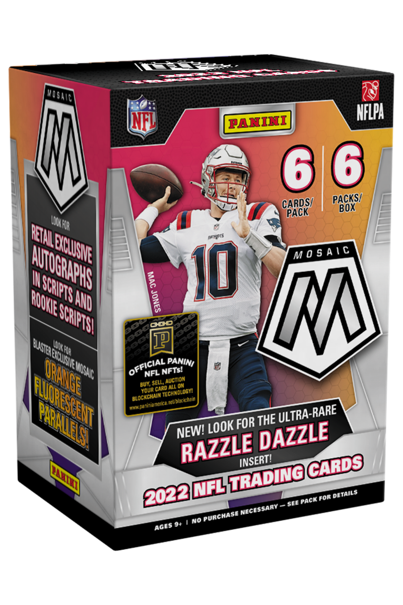2022 Panini Mosaic NFL Trading Cards Blaster Box