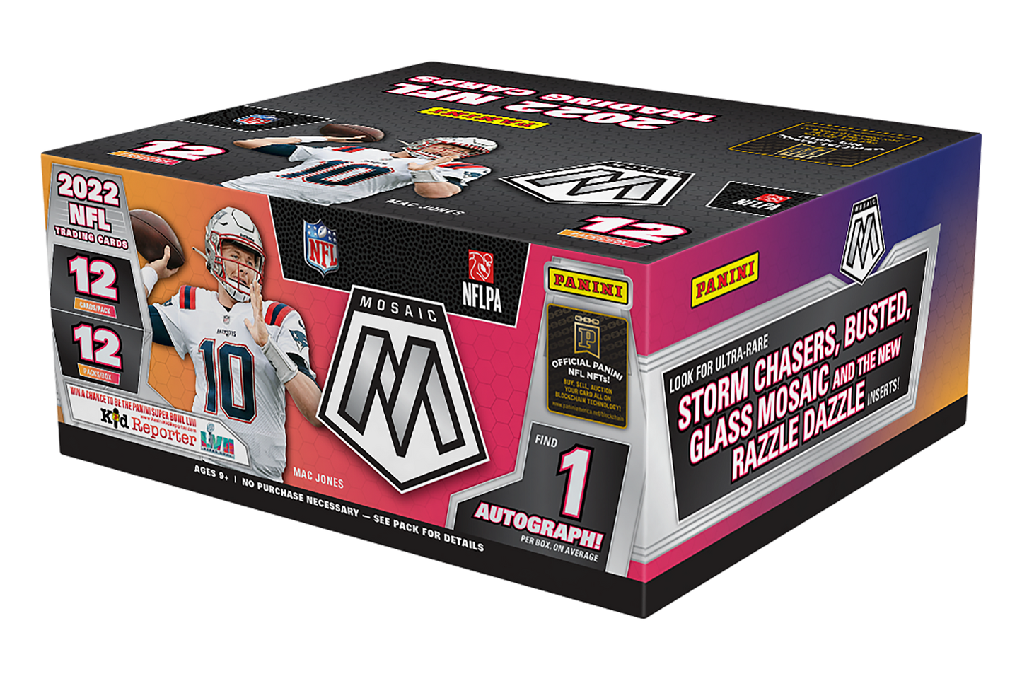 2022 Panini Mosaic NFL Trading Cards No Huddle Box