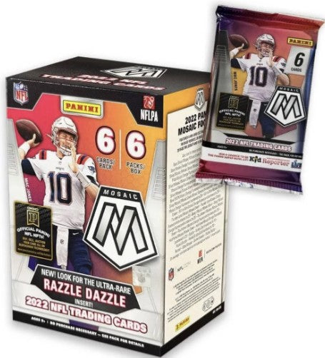 2022 Panini Mosaic NFL Trading Cards Blaster Box