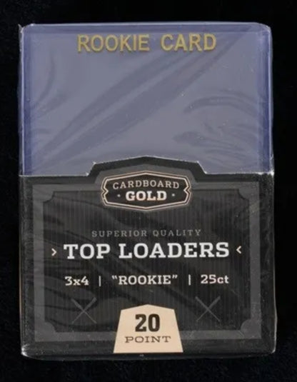 Cardboard Gold 3X4 Rookie Toploaders 20pt Point Standard Sized Cards