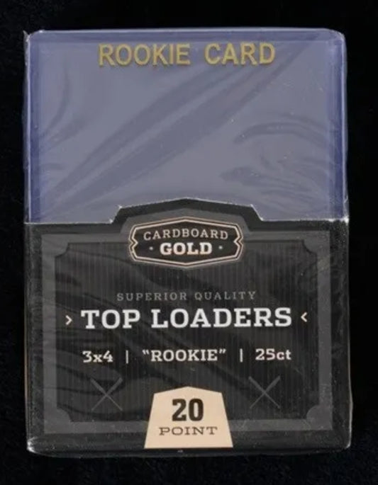 Cardboard Gold 3X4 Rookie Toploaders 20pt Point Standard Sized Cards