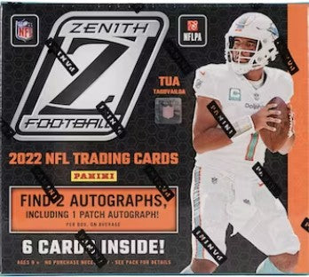 2022 Panini Zenith NFL Trading Card Hobby Box