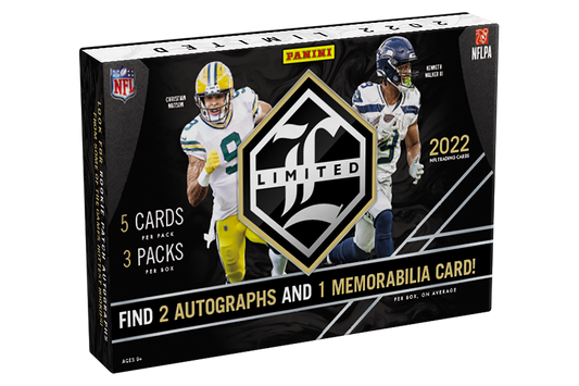2022 Panini Limited NFL Trading Card Hobby Box